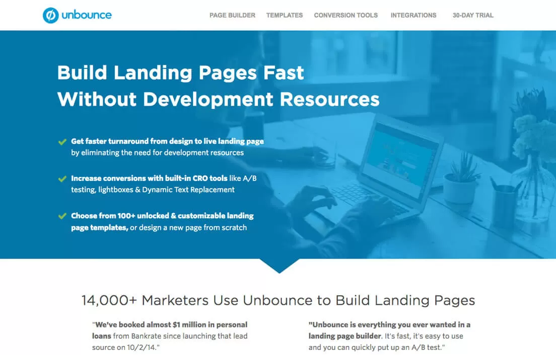 Hosting para Unbounce en Chile rápido y seguro